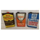 ANCO, VEEDOL, PURE OIL CANS