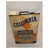 2G. COLUMBIA MOTOR OIL CAN