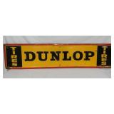 1957 EMB. DUNLOP TIRES SIGN