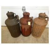 EARLY SERVICE STATION CANS