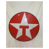 ROUND TEXACO LIGHTED CAN SIGN