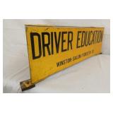 DRIVER EDUCATION CAR TOPPER SIGN