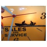 VIEW 3 EVINRUDE OUTBOARD MOTOR CLOCK