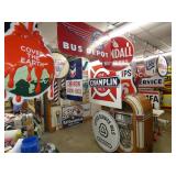 PAINT SIGNS, TOBACCO SIGNS, JUKE BOXES
