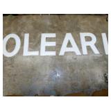 VIEW 2 MEASURES 18FT. TALL LETTERS