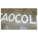 VIEW 3 VARIOUS PORC. LETTERS