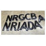 VARIOUS PORC. LETTERS