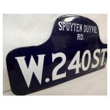 VIEW 4 22X12 PORC. STREET SIGN