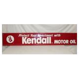 72X12 EMB. KENDALL MOTOR OIL SIGN