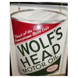 VIEW 4 24X3 WOLFS HEAD SWINGER SIGN