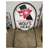 WOLFS HEAD SIDEWALK SIGN