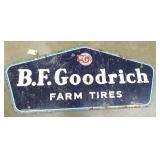 PORC. DS BF GOODRICH FARM TIRES SIGN