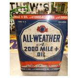 2G. 2000 ALL WEATHER OI LCAN