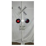 RAILROAD CROSSING SIGNAL SIGN