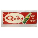 EMB. QUIKY SIGN W/ BOTTLE