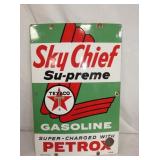 1960 PORC. SKY CHIEF PUMP PLATE