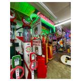 GAS PUMPS, NEON SIGNS