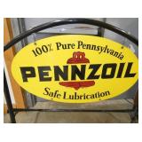 VIEW 4 PENNZOIL SIDEWALK SIGN