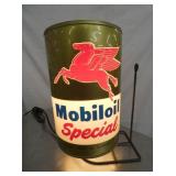 MOBILOIL SPECIAL COUNTER LIGHTED DISPLAY