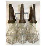 VIEW 3 6 BOTTLE RACK W/ CAPS