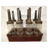 EMB. MAROUETTE BOTTLES W/ ORIG. CARRIER