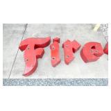 VIEW 6 CLOSEUP 40IN TALL LETTER