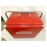 VIEW 3 W/ ORIG. LID. EMB. COKE CHEST