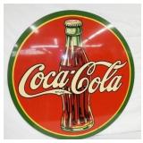46IN 1939 COCA COLA SIGN W/ BOTTLE
