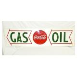 70X20 COKE GAS AND OIL SIGN