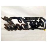 VIEW 4 BACK VIEW COKE SCRIPT SIGN