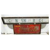 1947 COCA COLA STATION SIGN