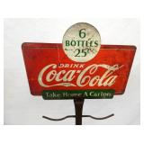 VIEW 5 CLOSEUP COKE RACK SIGN