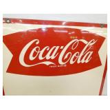 VIEW 2 CLOSEUP COKE FISHTAIL SIGN DS