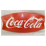 26X12 COCA COLA FISHTAIL SIGN