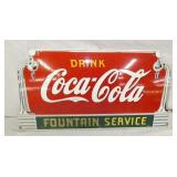 25X14 PORC. COKE FOUNTAIN SIGN