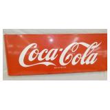 45X16 PORC. COCA COLA SLED SIGN