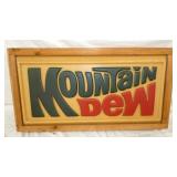 50X26 MOUNTAIN DEW PLASTIC INCERT SIGN