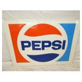 47X35 PEPSI COLA BLUE/RED SIGN