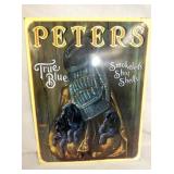 13X17 PETERS TRUE BLUE SIGN