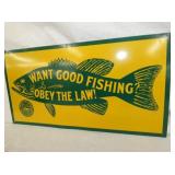 VIEW 3 18X10 FISHING SIGN