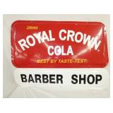 EMB. RC BARBER SHOP SIGN 52X37