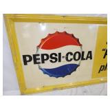 VIEW 2 SELF FRAMED PEPSI COLA