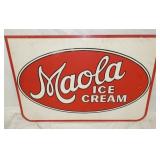 MAOLA DOUBLE SIDED ICE CREAM SIGN