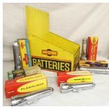 VIEW 3 W/ OLD STOCK FLASHLIGHTS