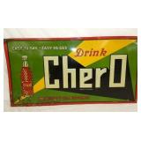 30X15 EMB. CHERO DRINK SIGN