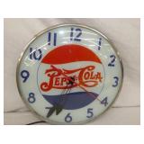 16IN PEPSI DOUBLE DOT CLOCK