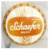 18IN SCHAEFER BEER CAP SIGN