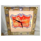 16X16 BORDENS LIGHTUP CLOCK