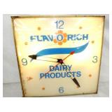 16IN FLAVORICH DAIRY CLOCK