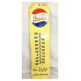27X7 EMB. PEPSI THERMOMETER W/ CAP